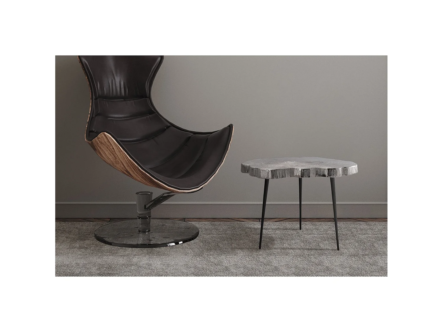 Table d'appoint wood art 225