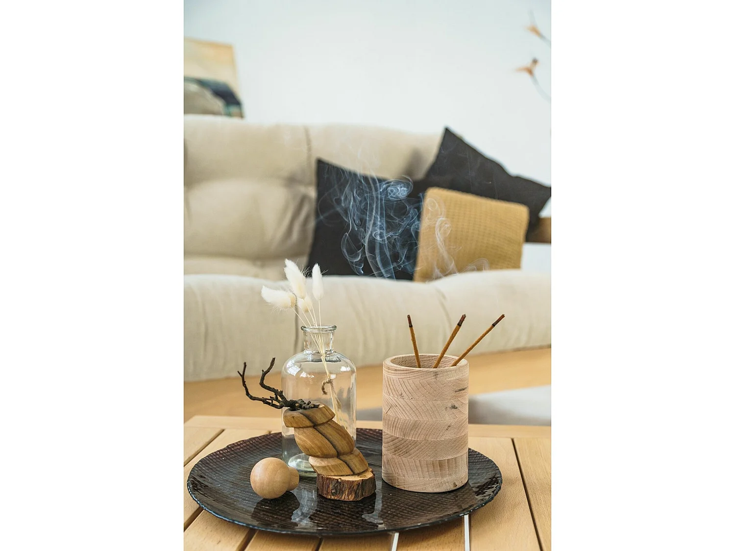 Table d'appoint mexico Noyer