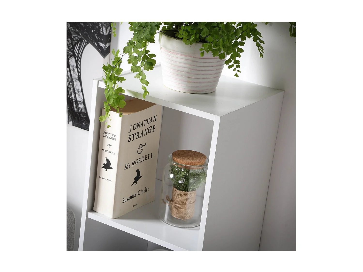 Mueble con 4 Compartimentos - L31 x H122 cm