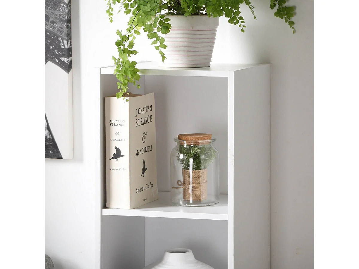 Mueble con 4 Compartimentos - L31 x H122 cm