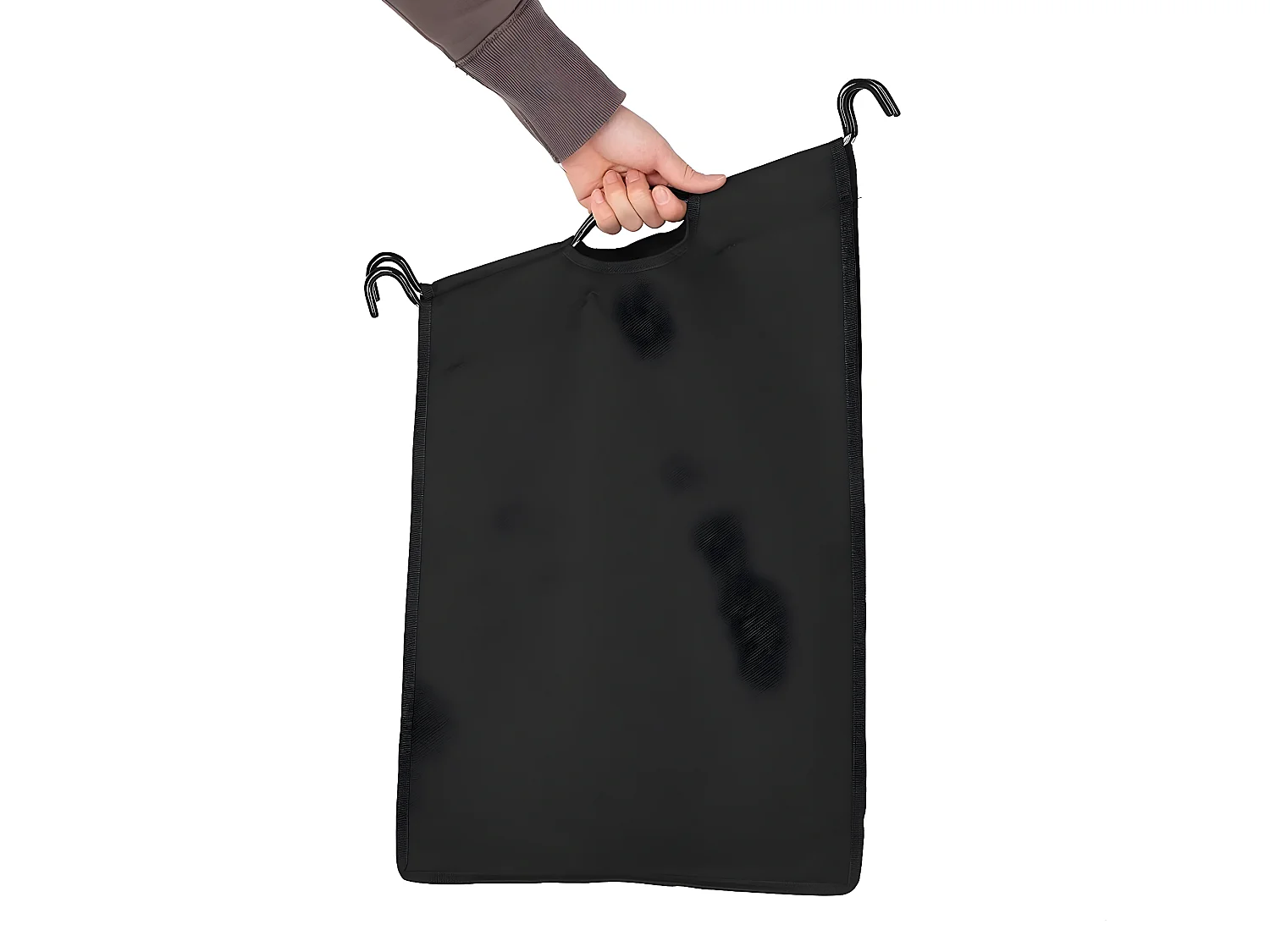 Bac à Linge avec 4 Sacs Amovibles Noirs sur Roulettes - L87,5 cm