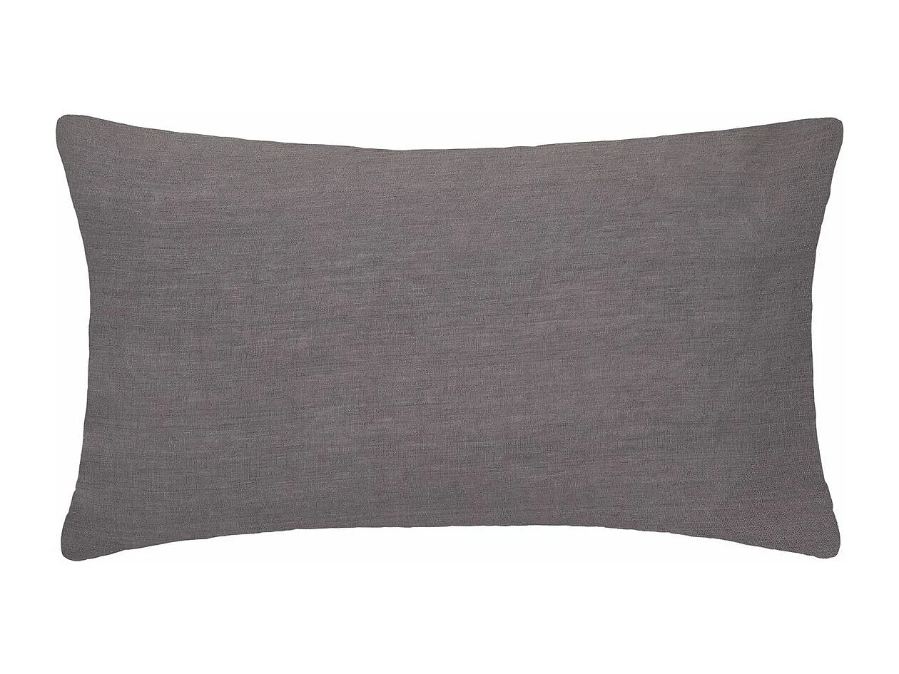 Taie d'Oreiller en Lin "Adorable" 50x70cm Gris Ardoise