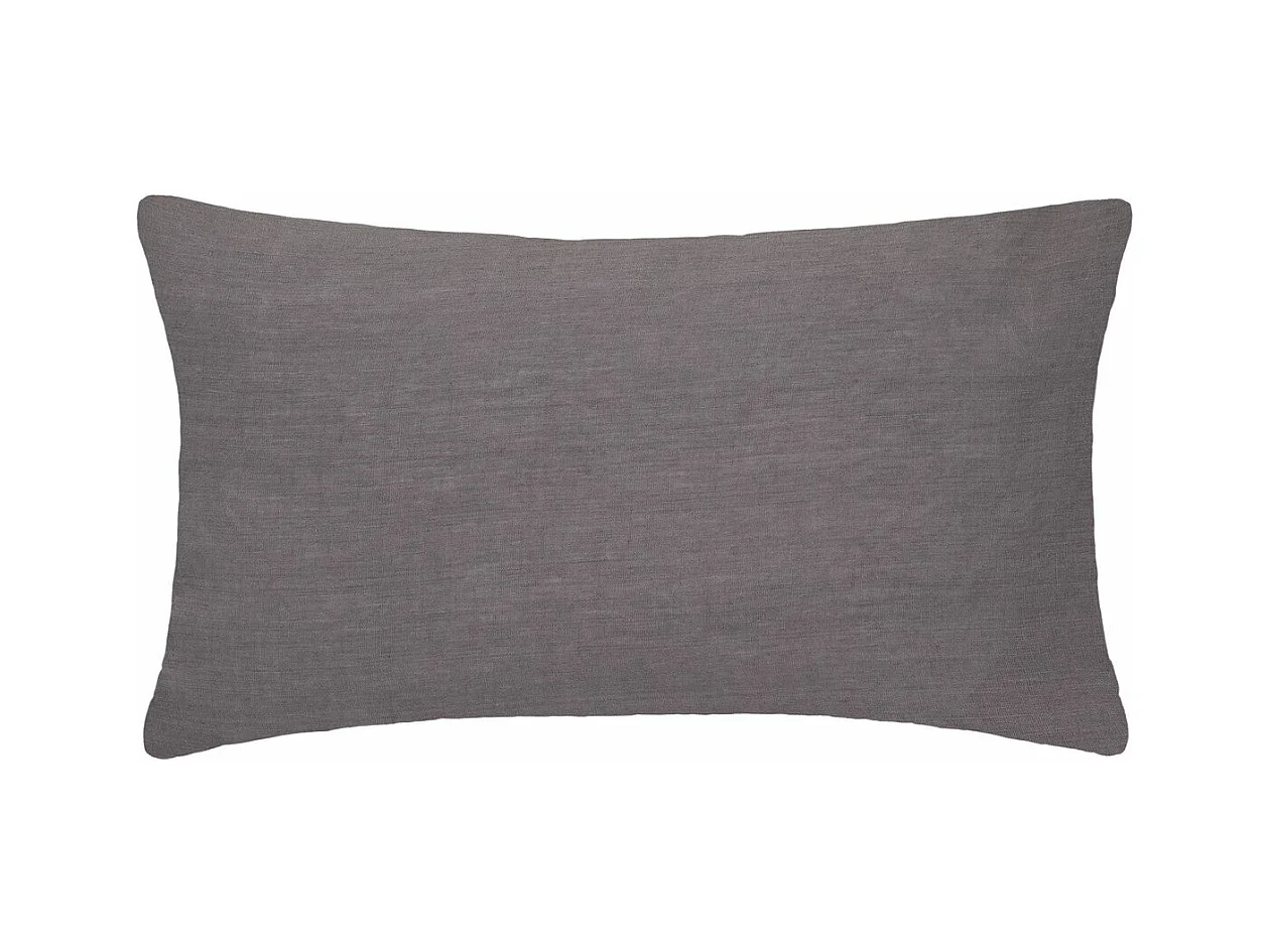 Taie d'Oreiller en Lin "Adorable" 50x70cm Gris Ardoise