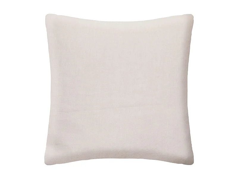 Taie d'Oreiller en Lin "Adorable" 65x65cm Beige Lin