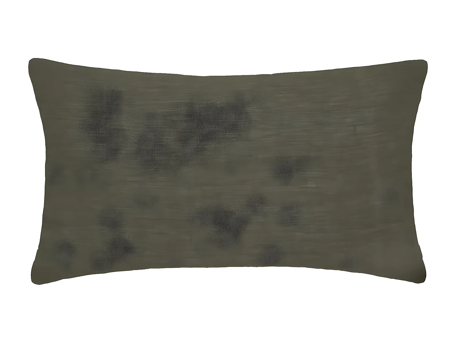 Taie d'Oreiller en Lin "Adorable" 50x70cm Vert Kaki