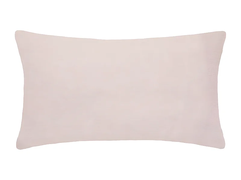 Taie d'Oreiller en Lin "Adorable" 50x70cm Rose