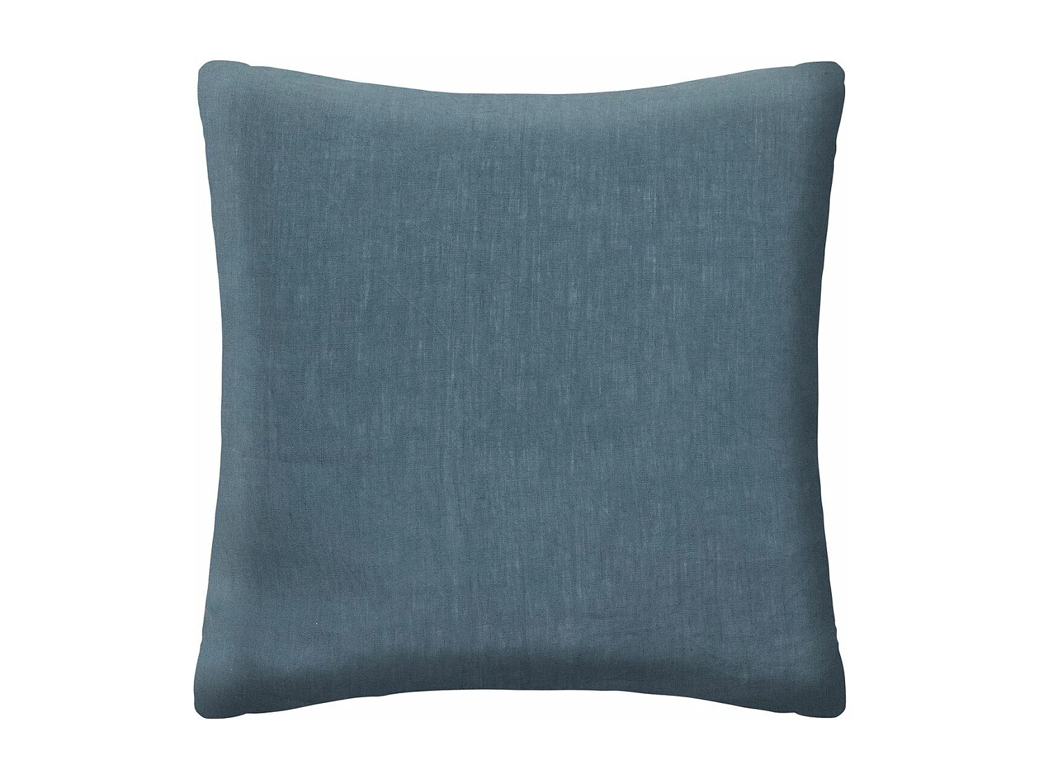 Taie d'Oreiller en Lin "Adorable" 65x65cm Bleu Canard