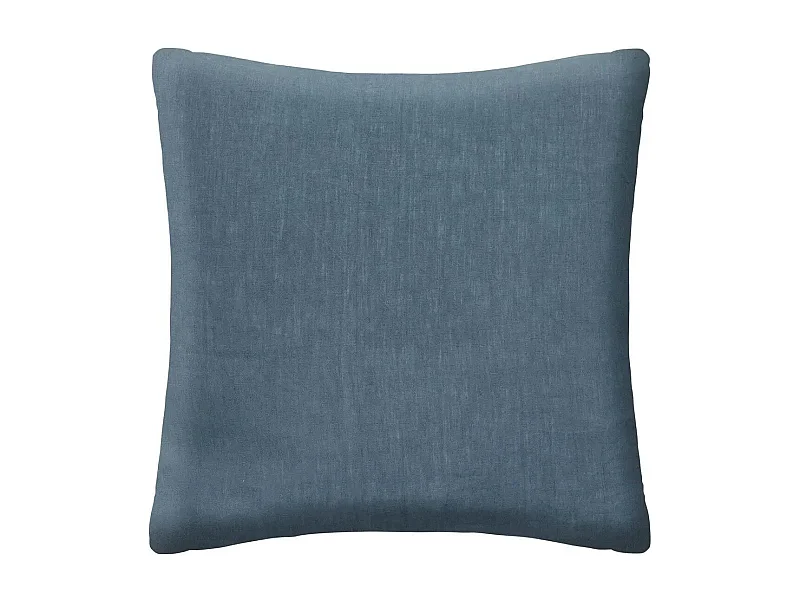 Taie d'Oreiller en Lin "Adorable" 65x65cm Bleu Canard