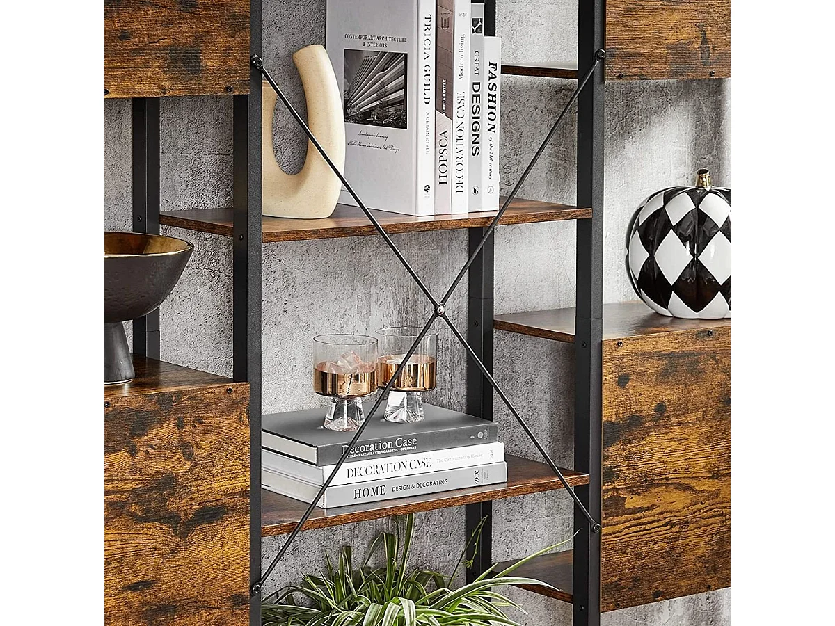 Etagère 14 Niveaux Style Industriel - L158 x H166 cm