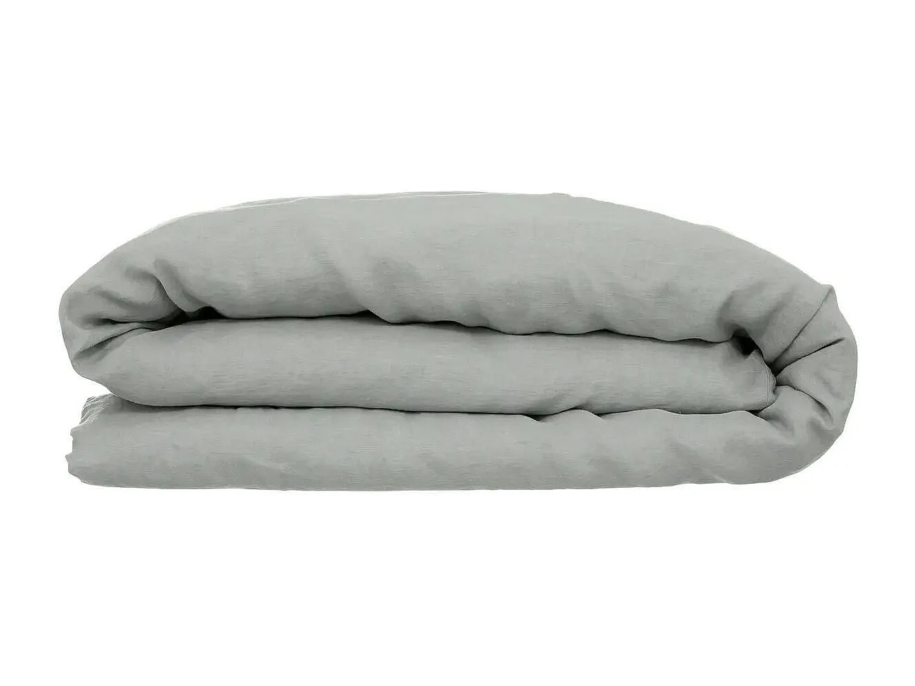 Housse de Couette Lin "Adorable" 260x240cm Vert Céladon