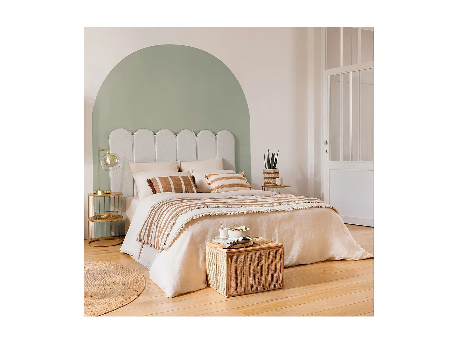 Housse de Couette Lin "Adorable" 260x240cm Beige Lin