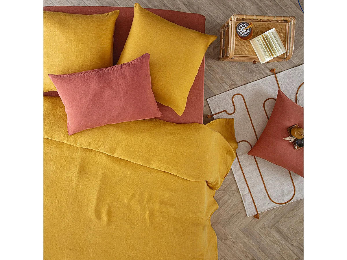 Funda de edredón en 100% lino 260 x 240 cm