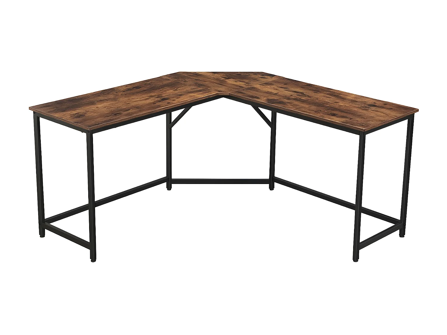 Eckschreibtisch im Industrial-Stil - L149 x P149 cm