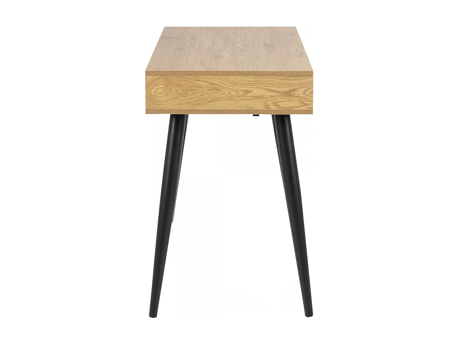 Bureau scandinave avec tiroirs noir SEVEY
