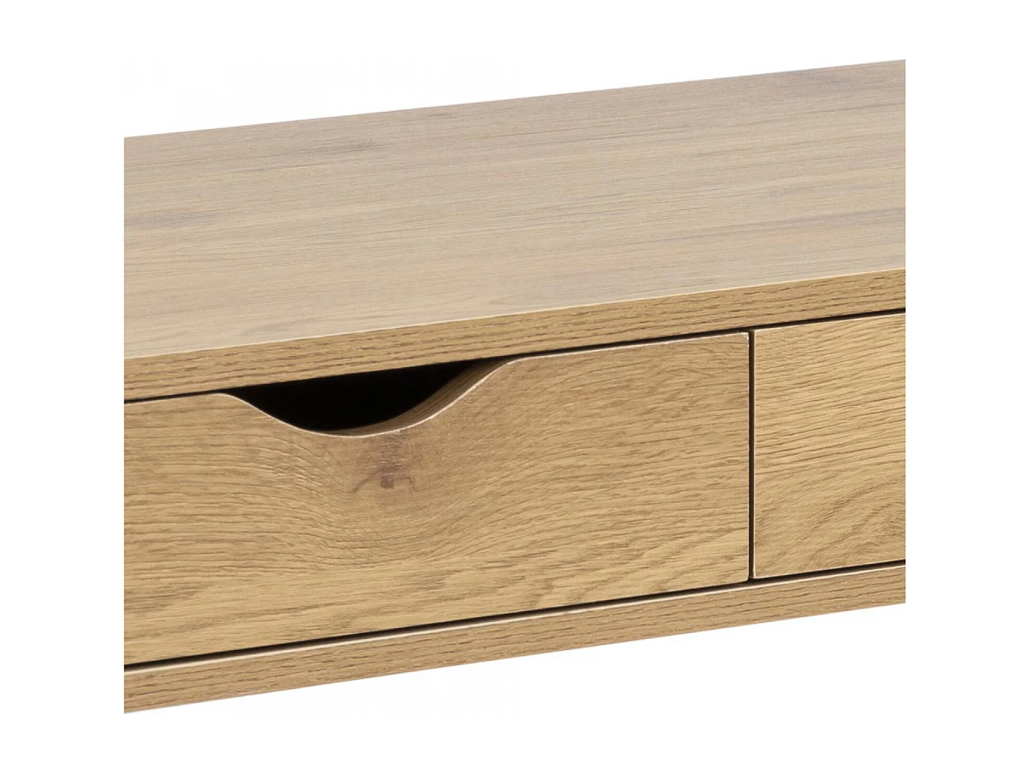 Scandinavisch Zwart Bureau met Laden - Scandi-Industriële Stijl