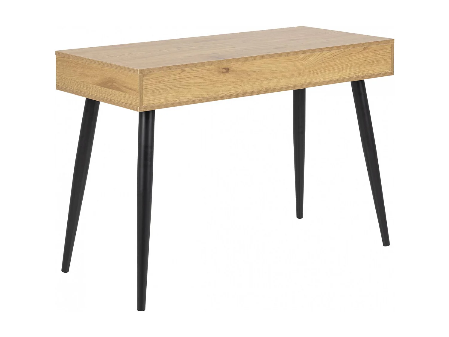 Scandinavisch Zwart Bureau met Laden - Scandi-Industriële Stijl
