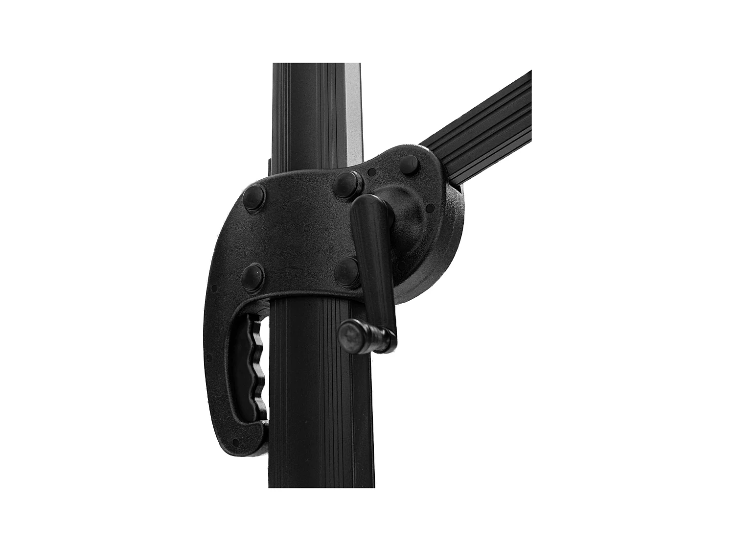 Frei stehender Sonnenschirm MOLOKAI rechteckig 3x4m blau + Hülle