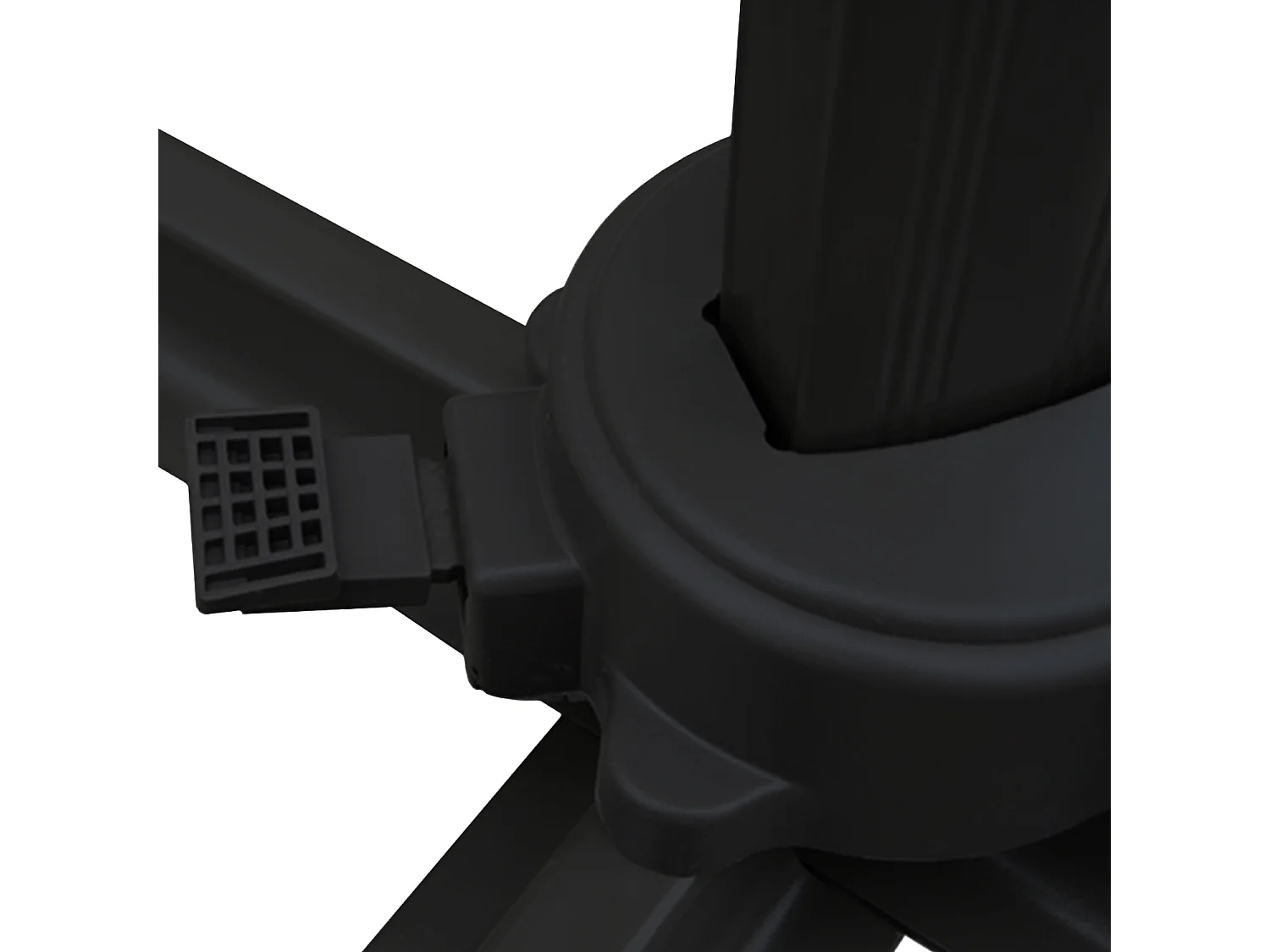 Frei stehender Sonnenschirm MOLOKAI rechteckig 3x4m blau + Hülle