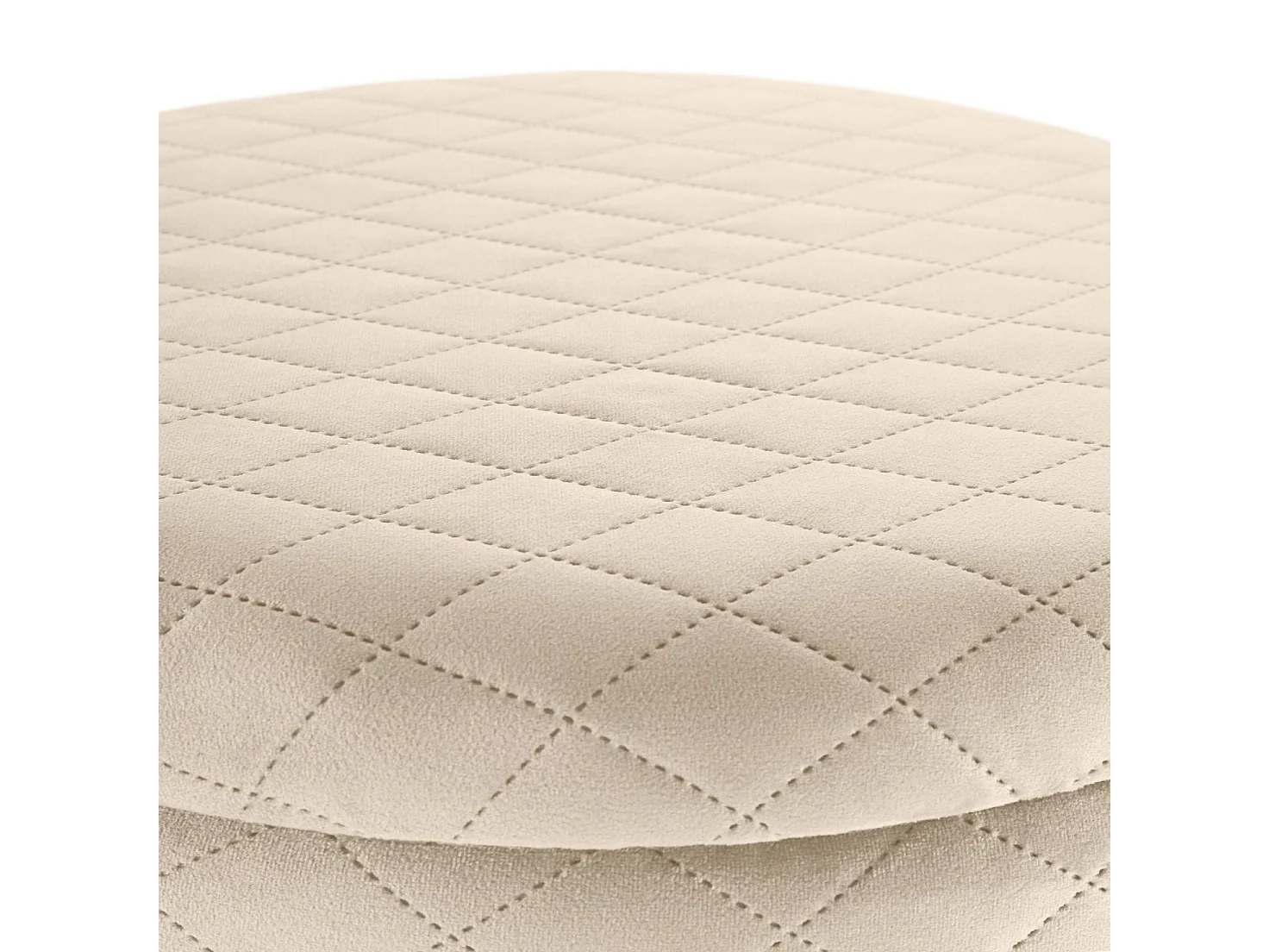 Puf taburete asiento cofre acolchado aspecto terciopelo beige 08_0000576