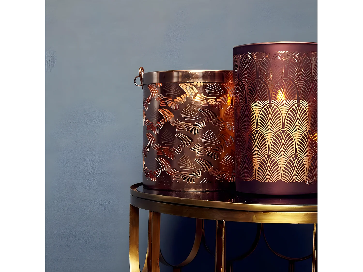 Photophore Boudoir Petit Format - Bordeaux