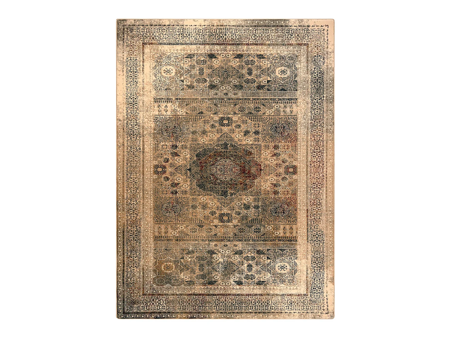 Tapijt SUPERIOR MAMLUK oosters vintage creme 200x300 cm