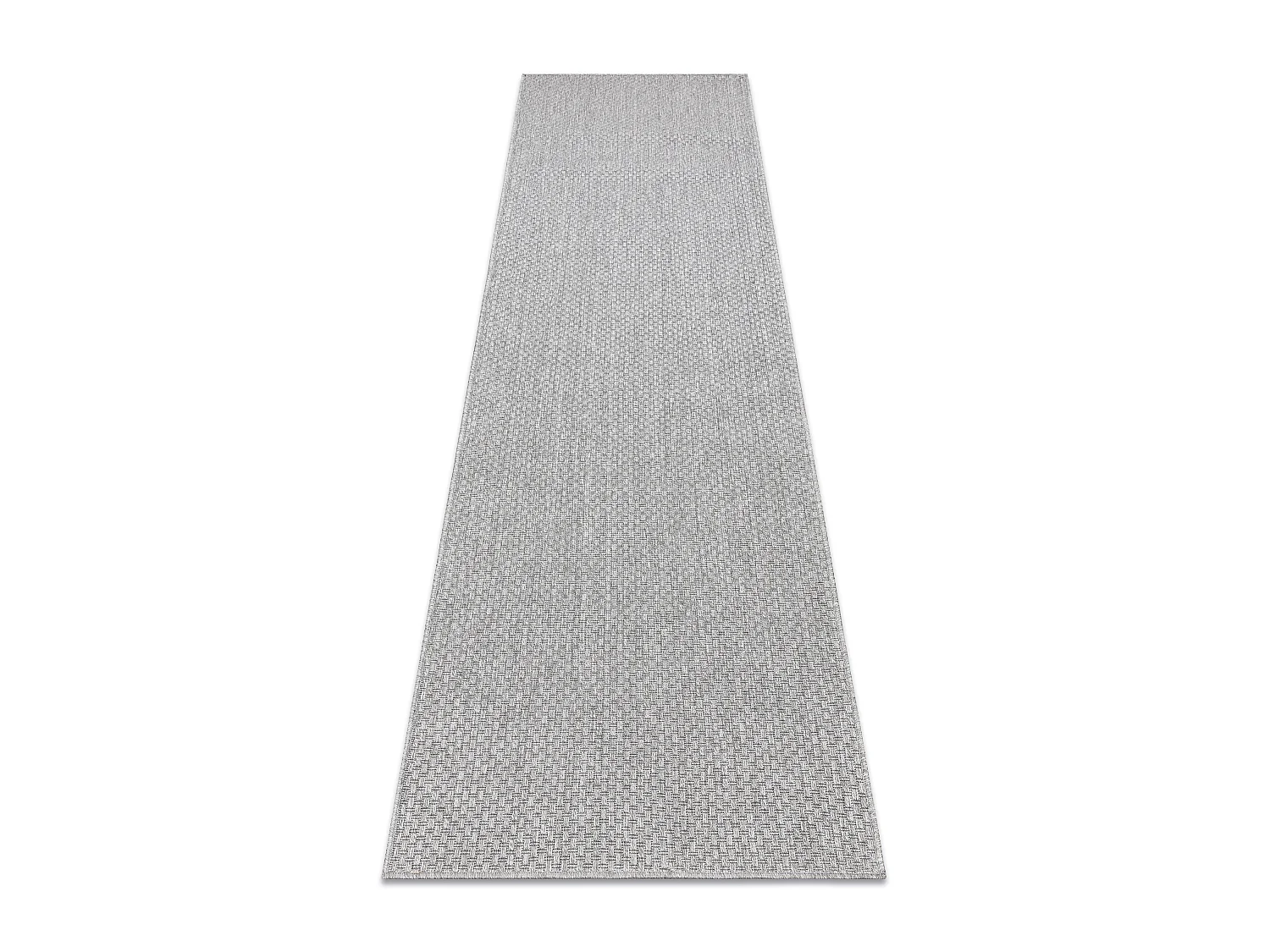 Sisal tapijt, loper TIMO 6272 buitenshuis grijskleuring 70x300 cm