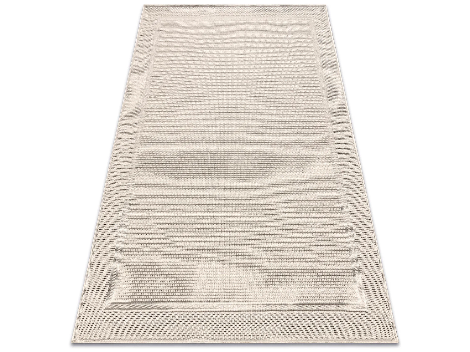 Tapis TIMO 5979 SIZAL extérieur cadre beige 240x330 cm