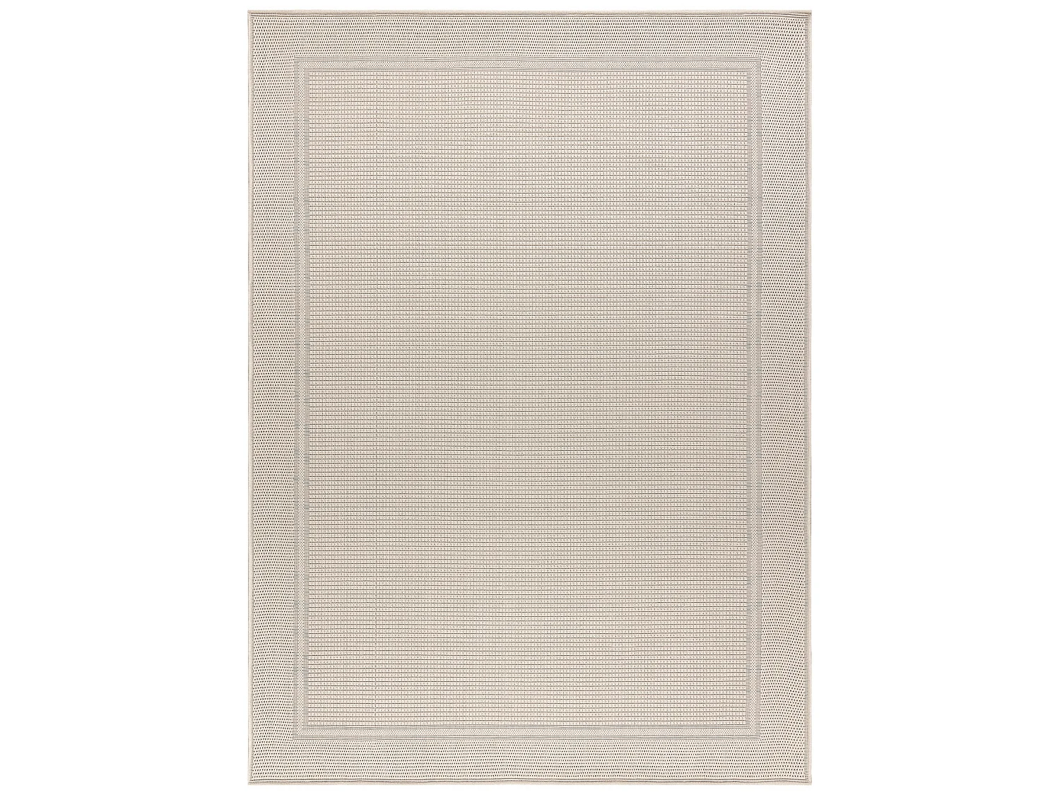 Tapis TIMO 5979 SIZAL extérieur cadre beige 240x330 cm