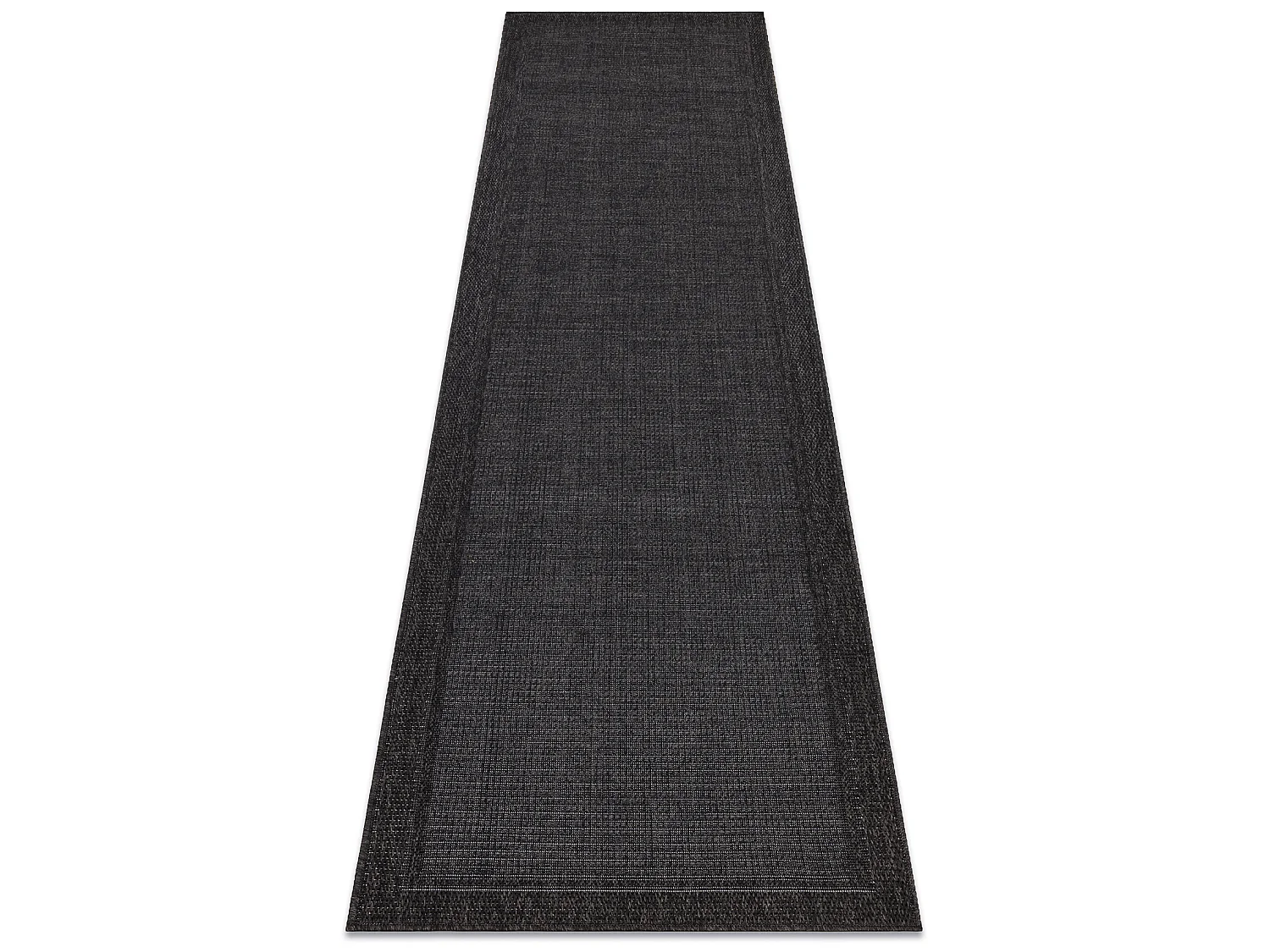 Tapete, passadeira TIMO 5000 SIZAL ar livre quadro preto 60x300 cm