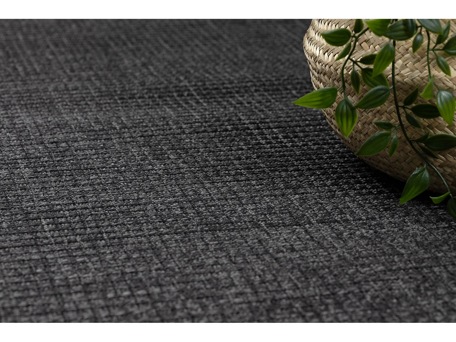 Tapete, passadeira TIMO 5000 SIZAL ar livre quadro preto 60x300 cm