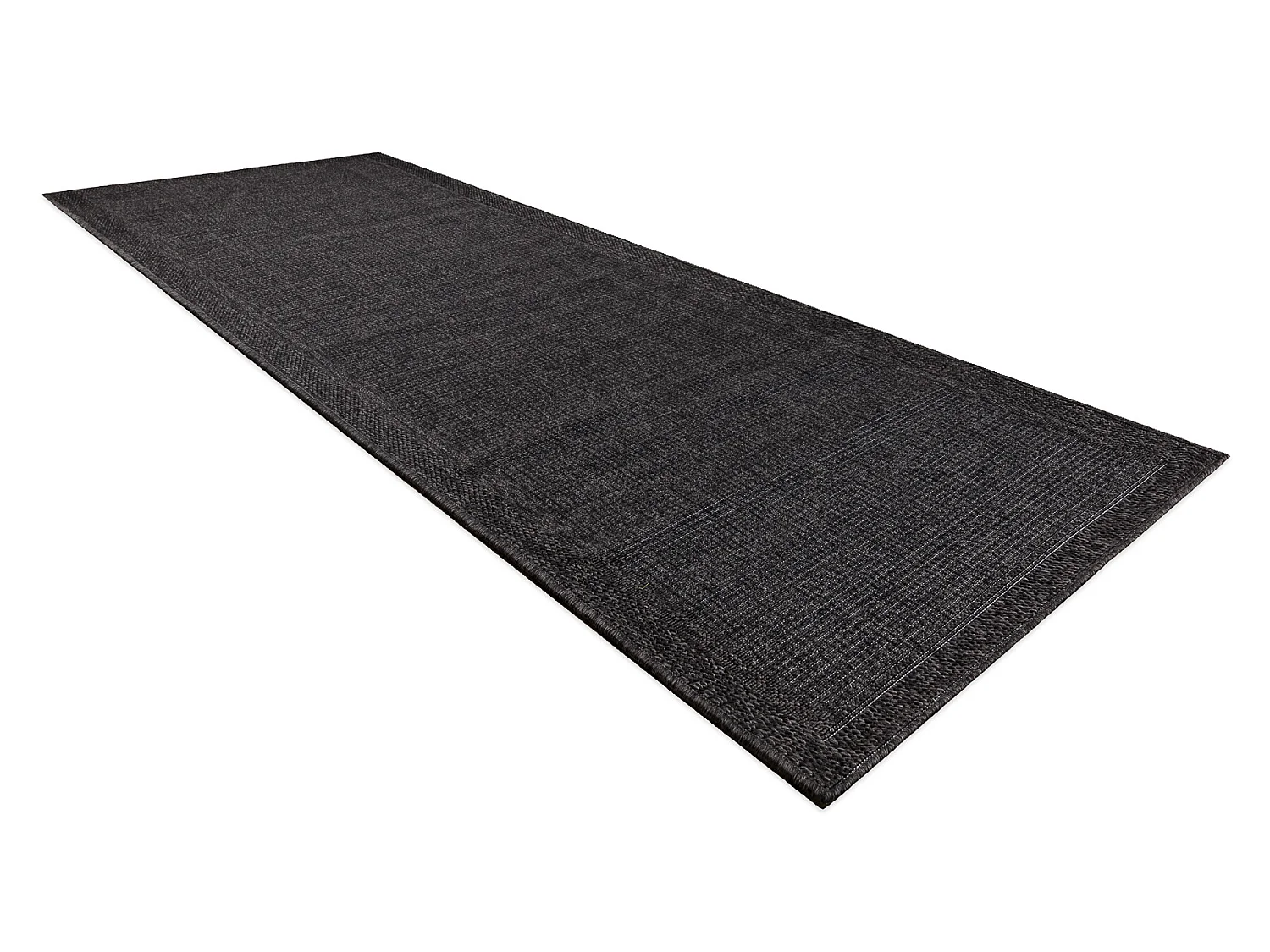 Tapete, passadeira TIMO 5000 SIZAL ar livre quadro preto 60x300 cm