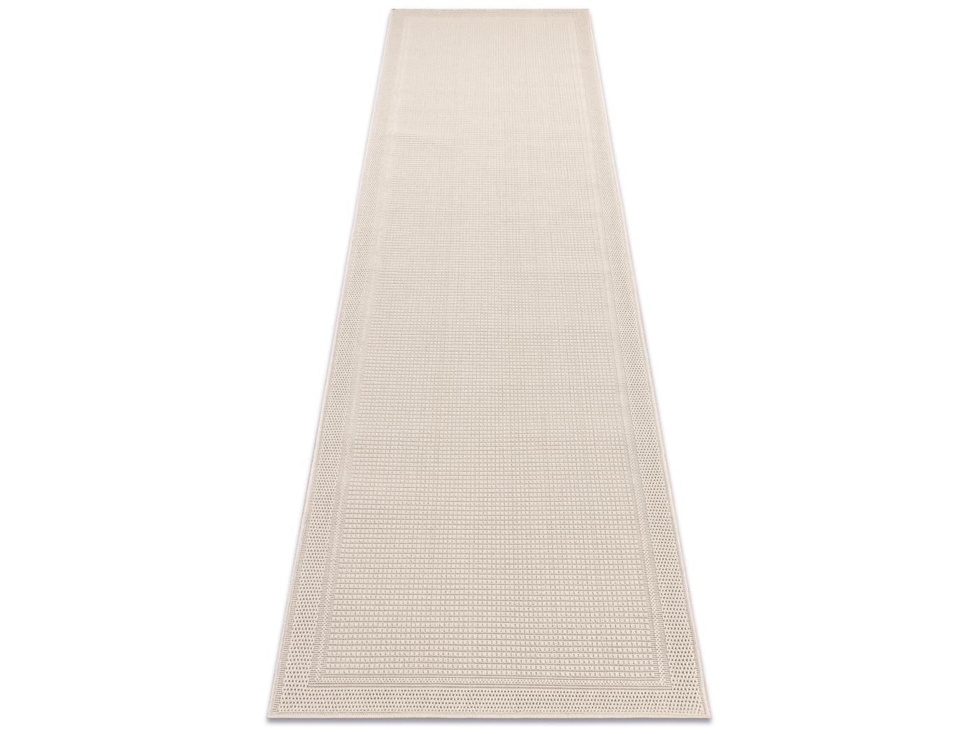 Tapis, Tapis De Couloir TIMO 5979 SIZAL Extérieur Cadre Beige 70x250 Cm