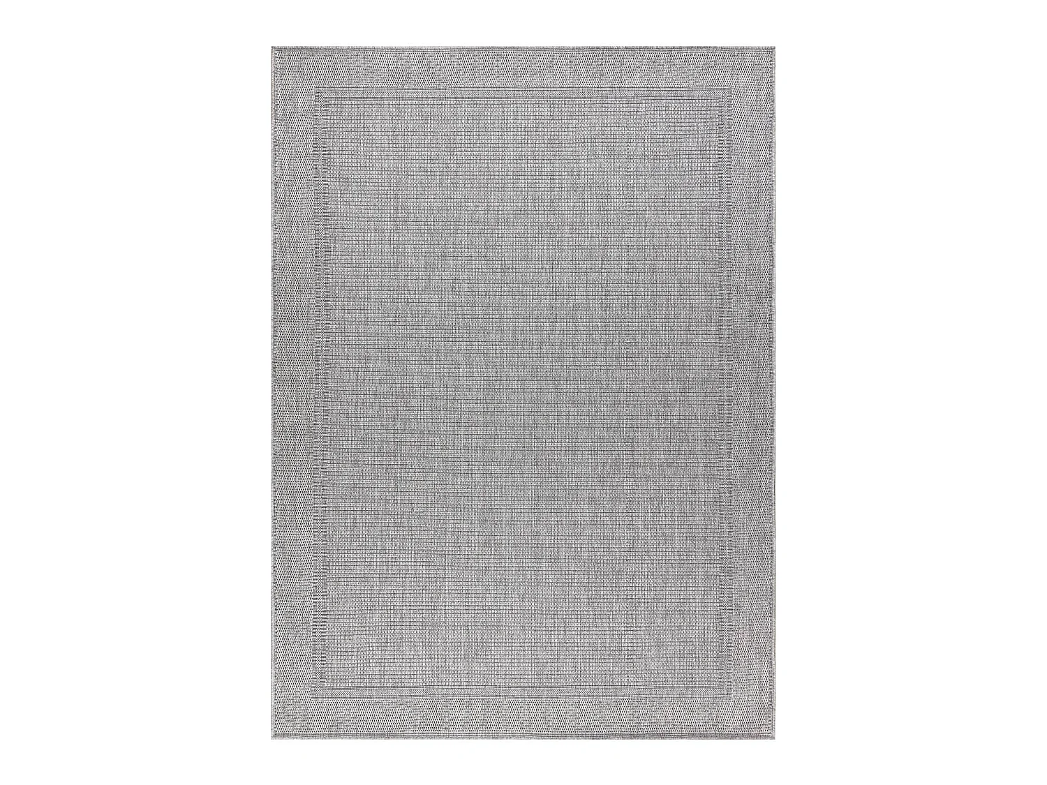 Tapete TIMO 5979 SIZAL ar livre quadro cinza claro 140x190 cm