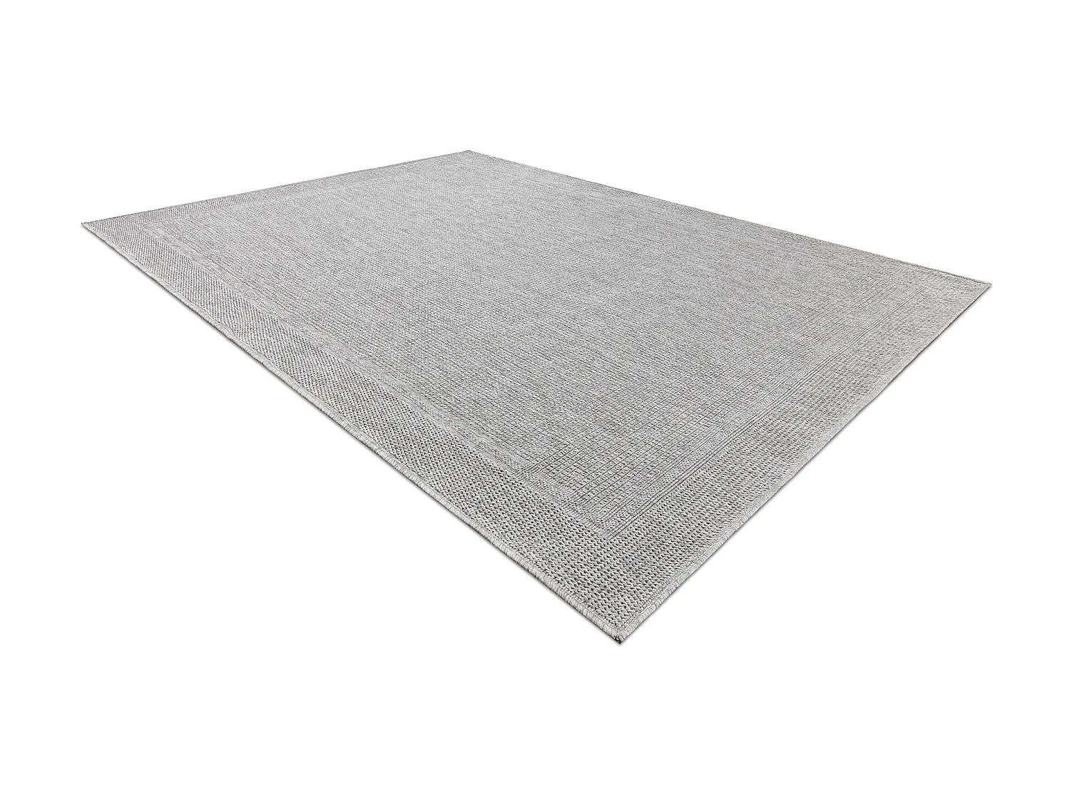 Tapete TIMO 5979 SIZAL ar livre quadro cinza claro 140x190 cm