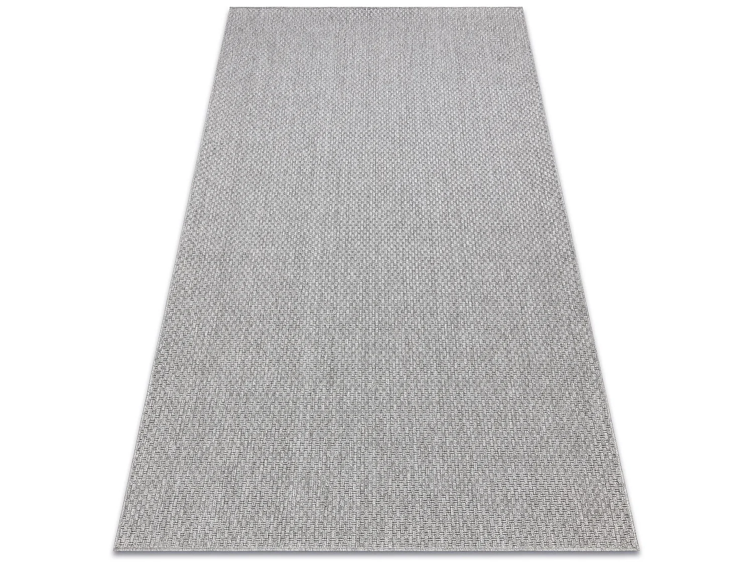 Tapete TIMO 6272 SIZAL ar livre cinza claro 180x270 cm