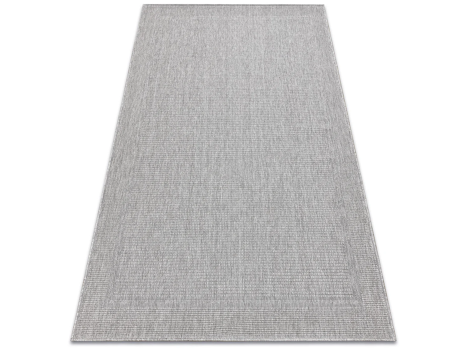 Teppich TIMO 5979 SISAL draussen Rahmen hellgrau 200x290 cm