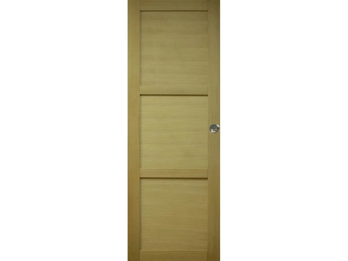 Porte Coulissante Bois Ayous 3 Panneaux H204 X L93 Et Coquilles Gd Menuiseries