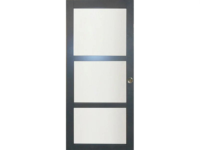 Porte Coulissante Blakeria Ral7016 Vitree H204 X L83 Et Coquilles Gd Menuiseries