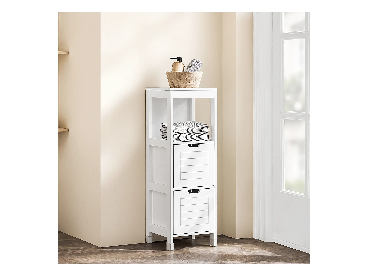 Szafka łazienkowa z szufladami FRG127-W