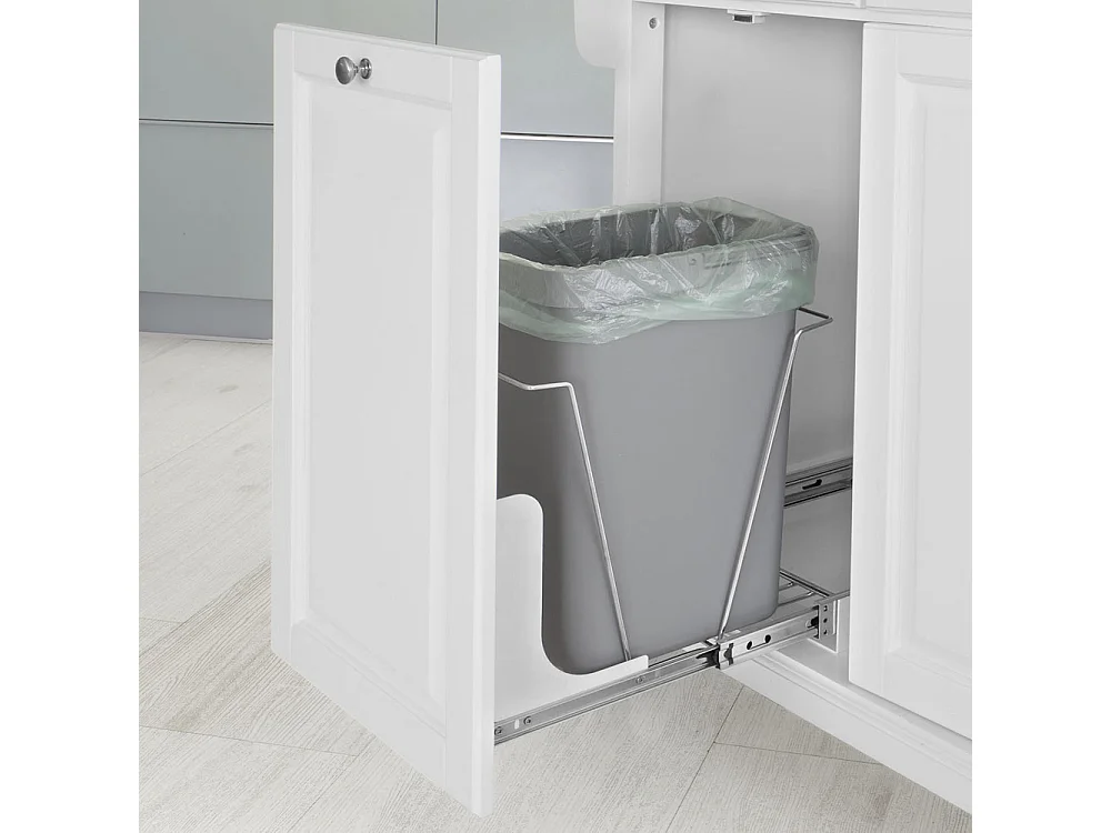 Desserte sur roulettes, Meuble chariot de cuisine de service avec Plateau en Acier Inox, FKW33-W