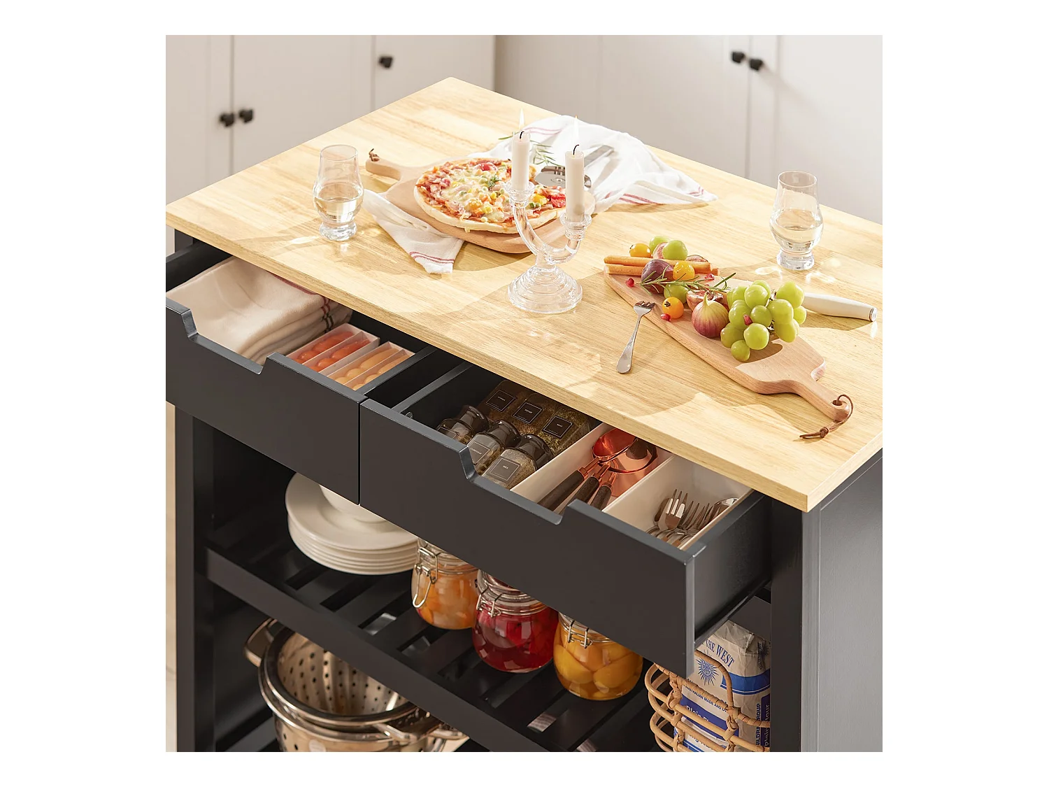 Wyspa kuchenna na kółkach FKW74-SCH