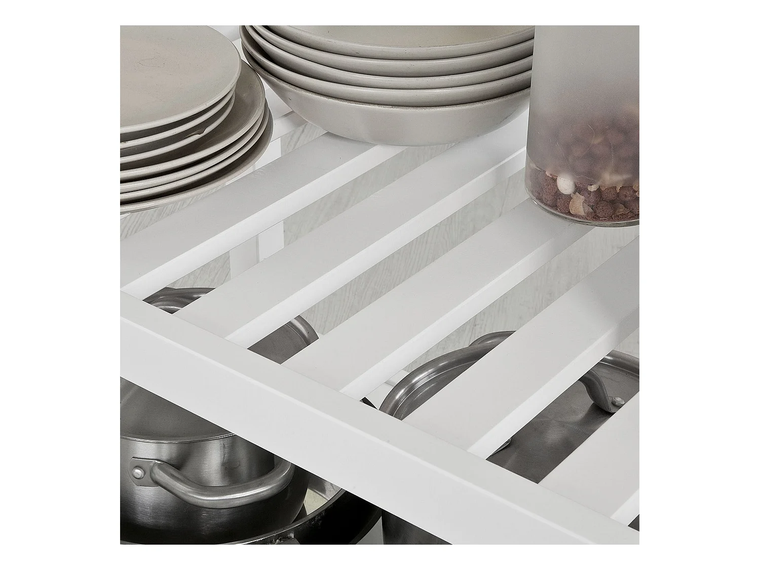 Carrito de Servir, estantería de Cocina, Carrito de Cocina móvil 100 x 92 x 45 cm FKW47-W SoBuy ES