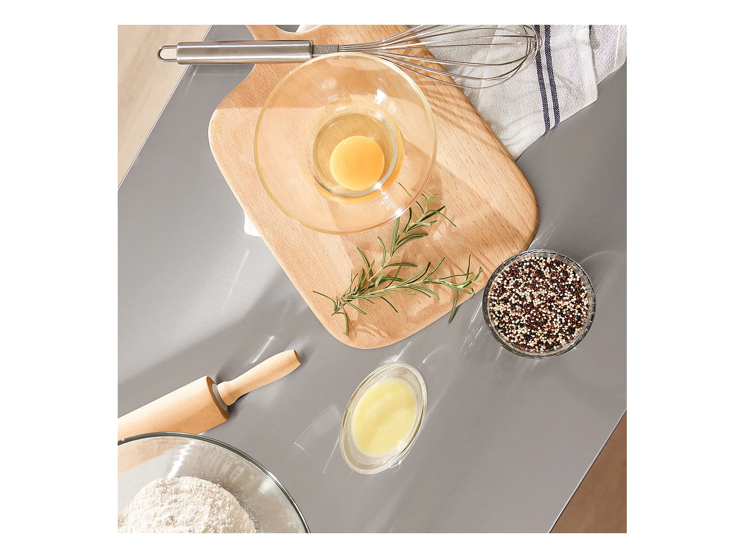 Carrito de Servir, estantería de Cocina, Carrito de Cocina móvil 100 x 92 x 45 cm FKW47-W SoBuy ES