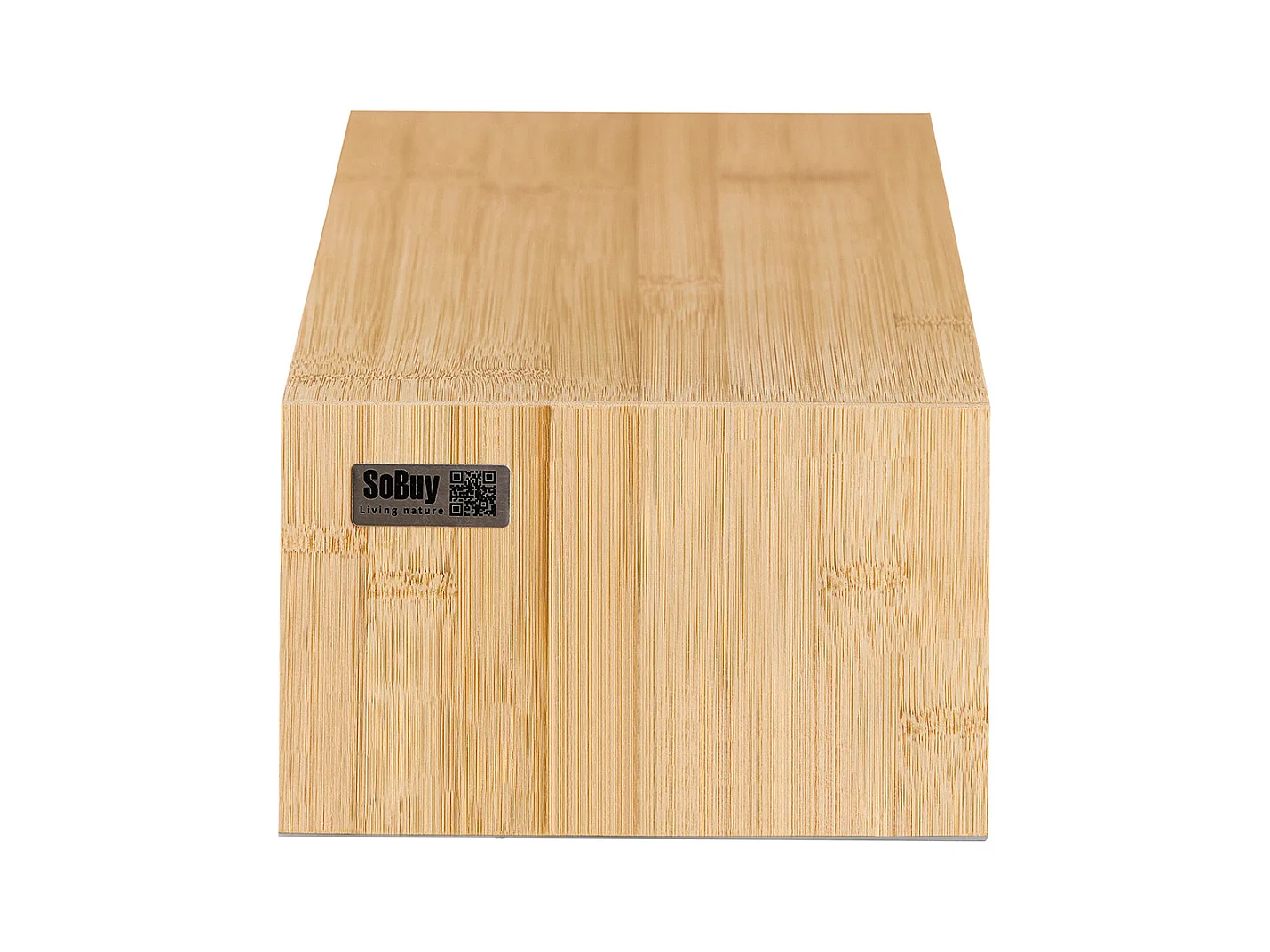 SoBuy FRG198-N Monitorstandaard Computerstandaard Bureau-organizer met 2 Laden
