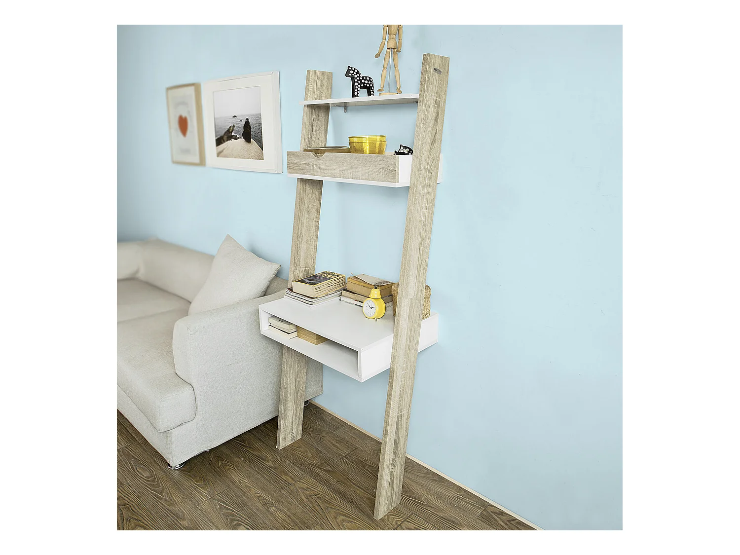 SoBuy Bücherregal FRG111-WN