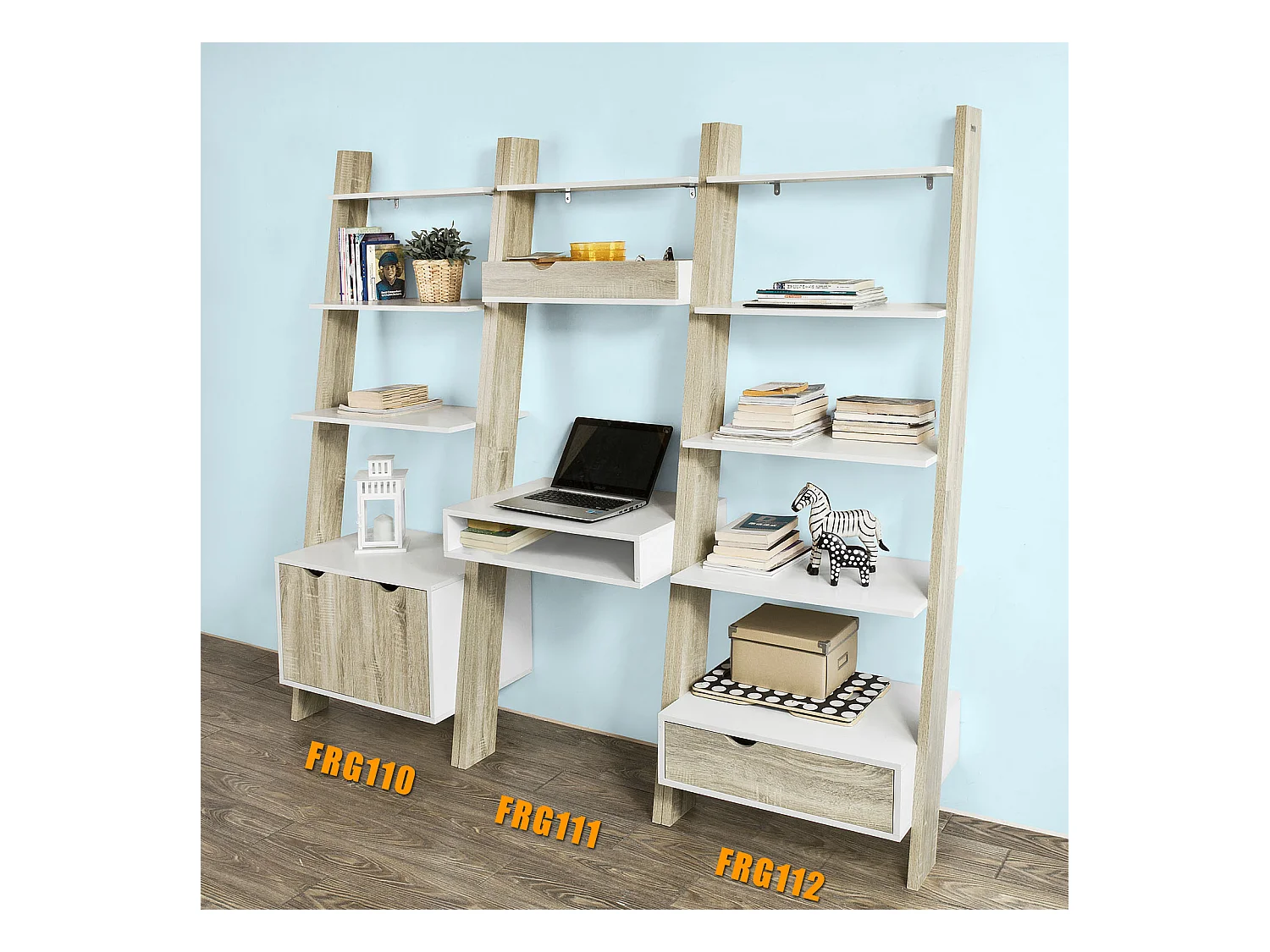 SoBuy Bücherregal FRG111-WN