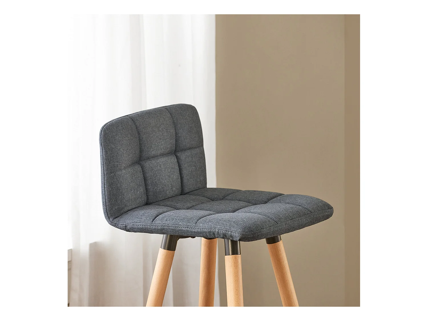 2 x Wysoki stołek barowy z oparciem FST50-DGx2