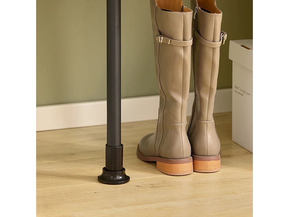 Garderoba z 2 drążkami teleskopowymi FRG109-SCH