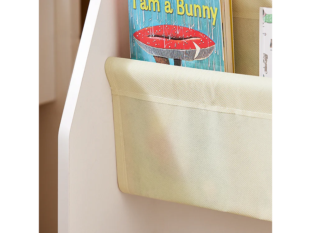 SoBuy FRG225-W Boekenplank voor kinderen Kinderboekenrek Hangrek Bboekenrek krantenrek