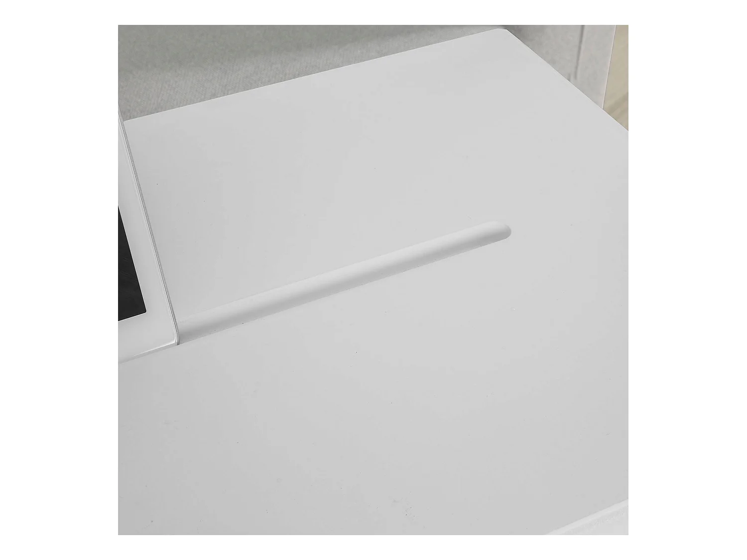 Table d’Appoint Bout de Canapé Moderne roulante avec 2 Compartiments, FBT67-W